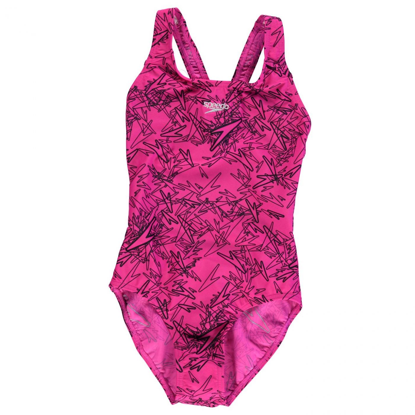 Speedo Boom Racer Back Swimming Costume Junior Girls
