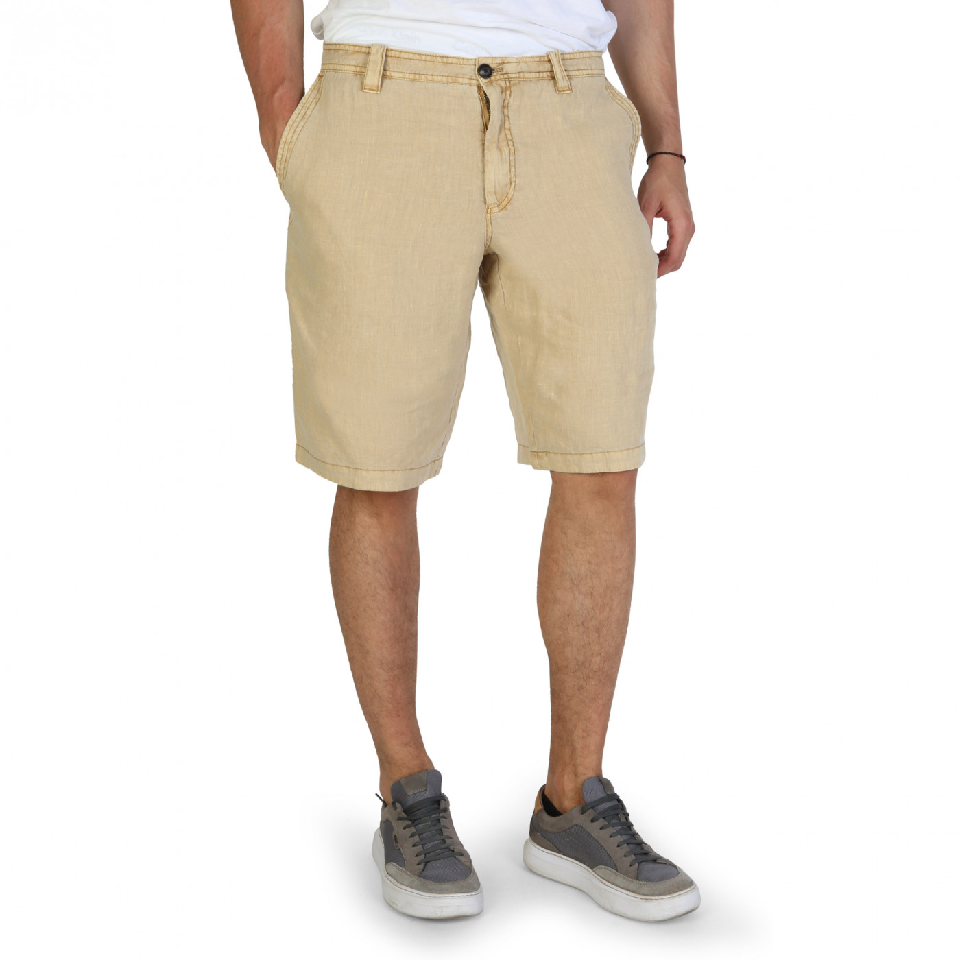 Meeste lühikesed püksid Armani Jeans Linen