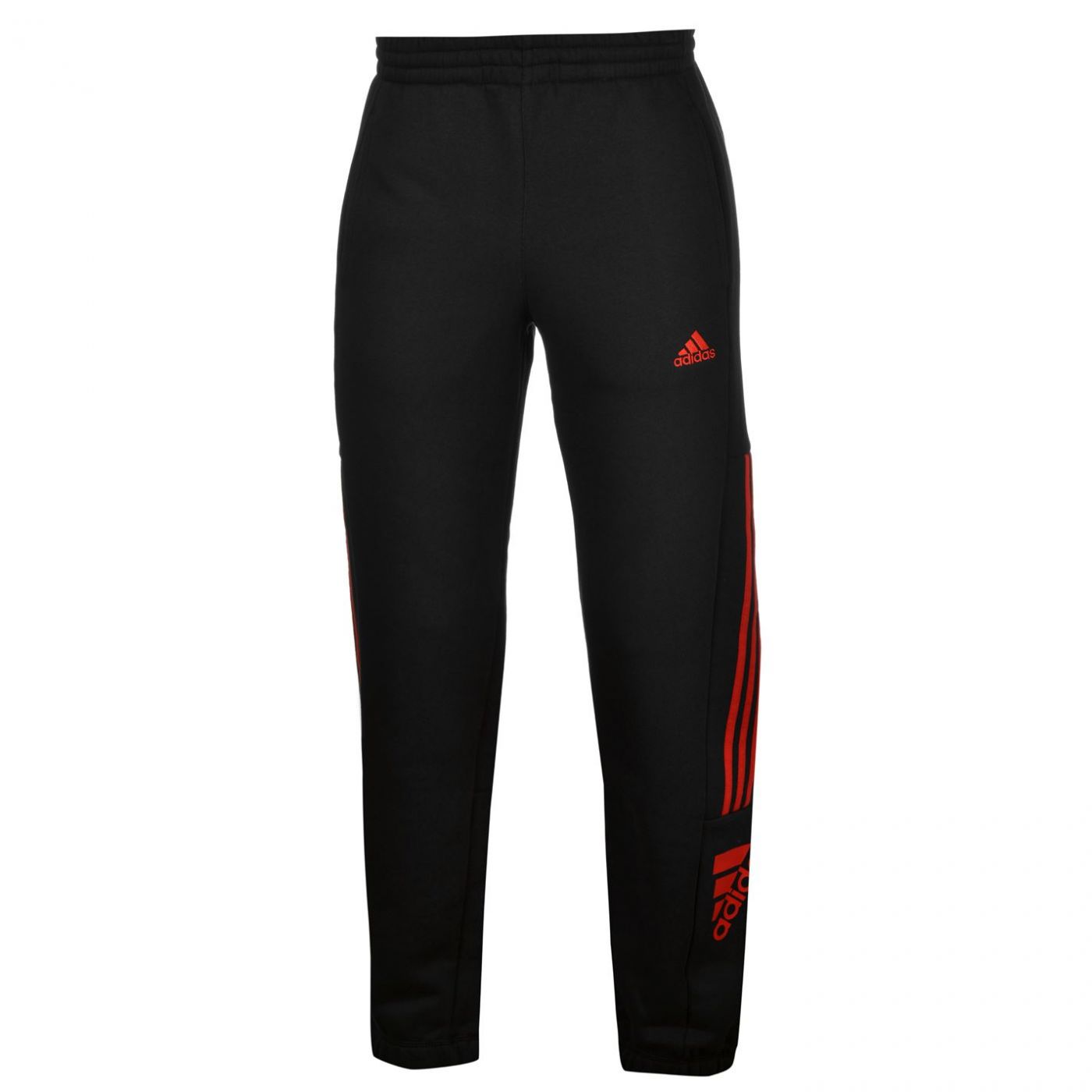 adidas three stripe logo fleece pants mens