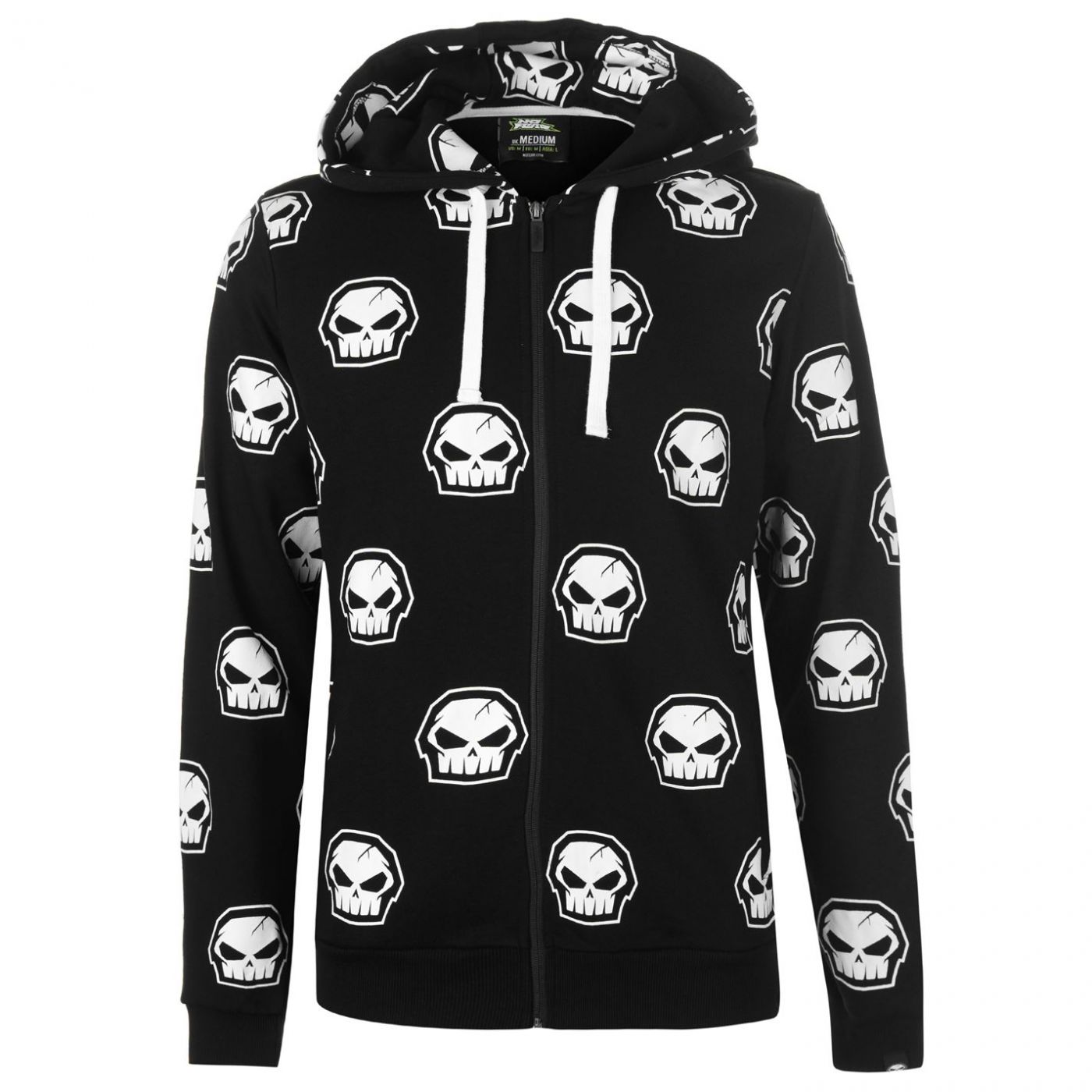 no fear hoodie skull