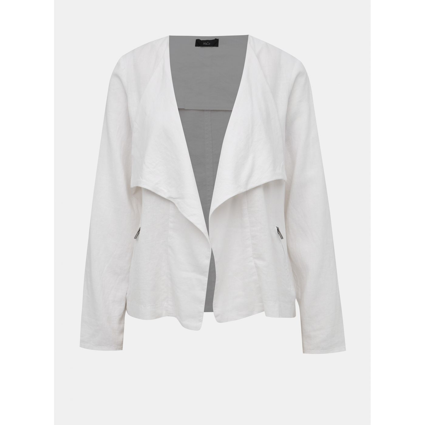 M&Co White Women's Linen Jacket