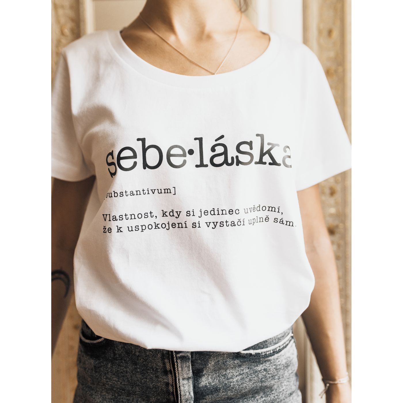 White Women's T-Shirt ZOOT Original Self:love