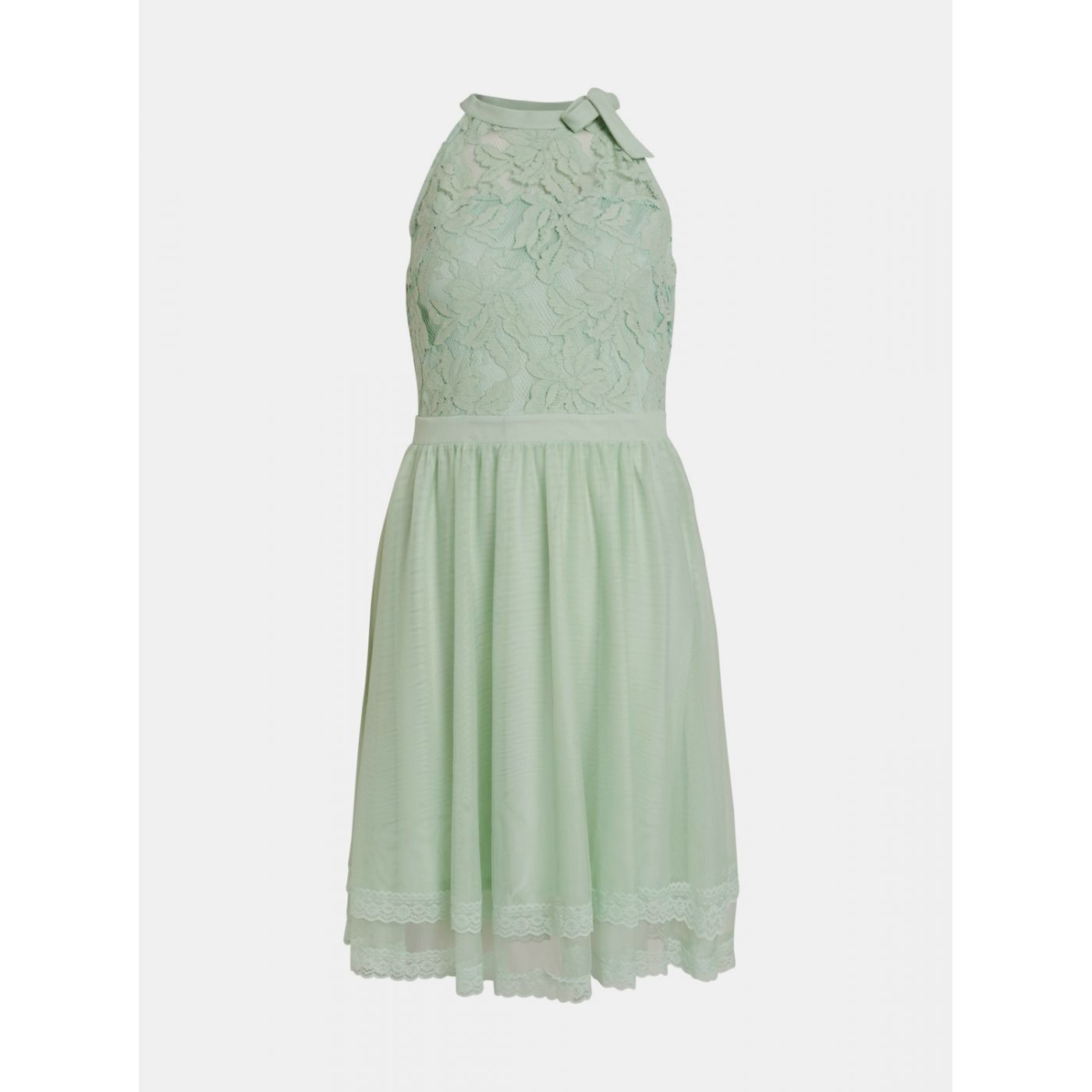 Light Green Lace Dress VILA Zinna