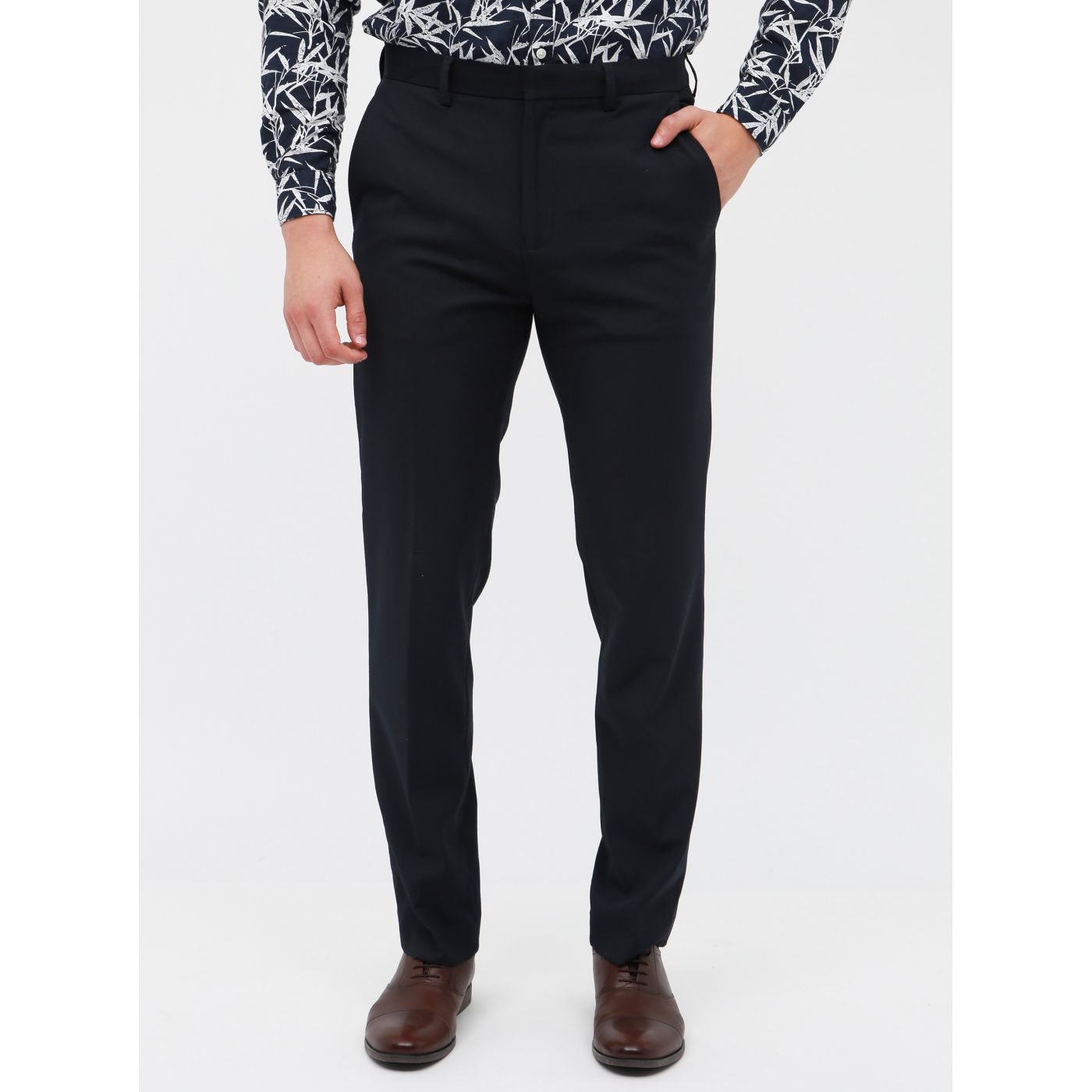 Burton Menswear London Dark Blue Suit Slim Pants
