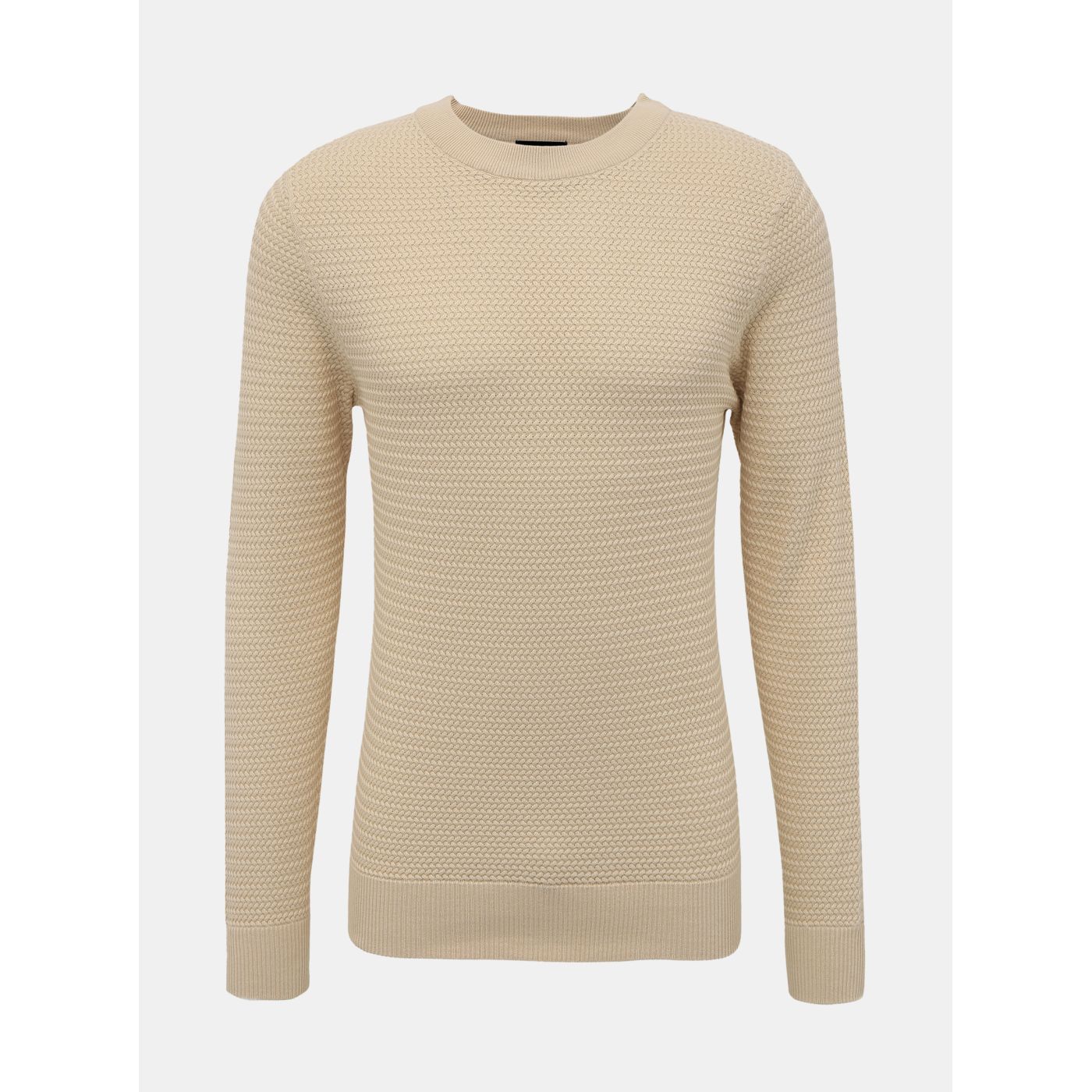 Beige Basic Sweater Selected Homme Tommy