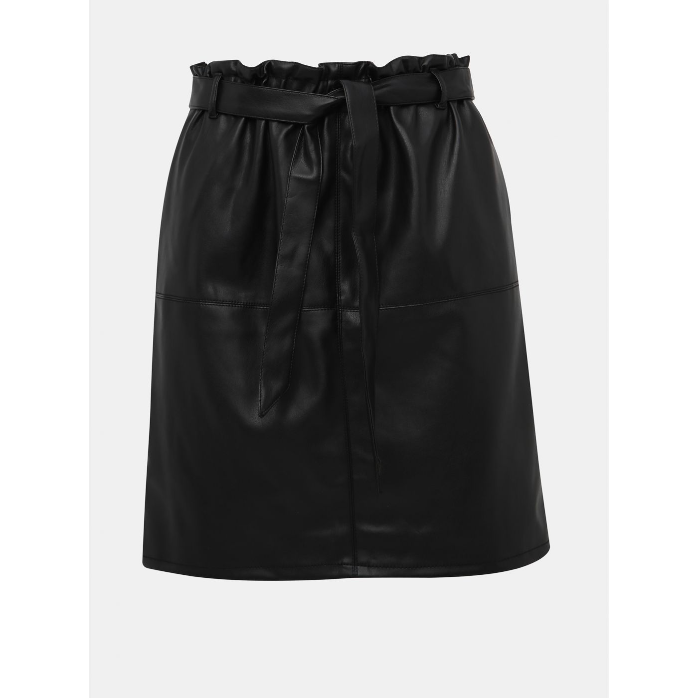 Black leatherette skirt ONLY Rigie