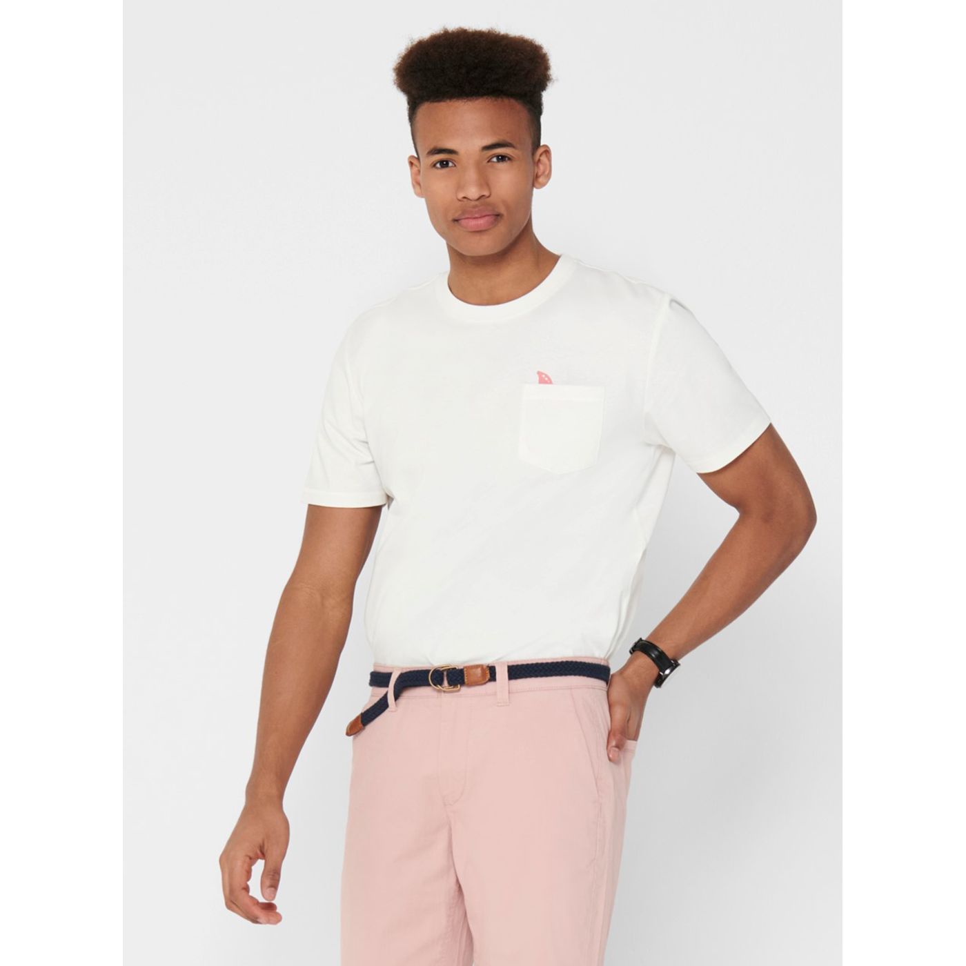 White T-shirt ONLY & SONS