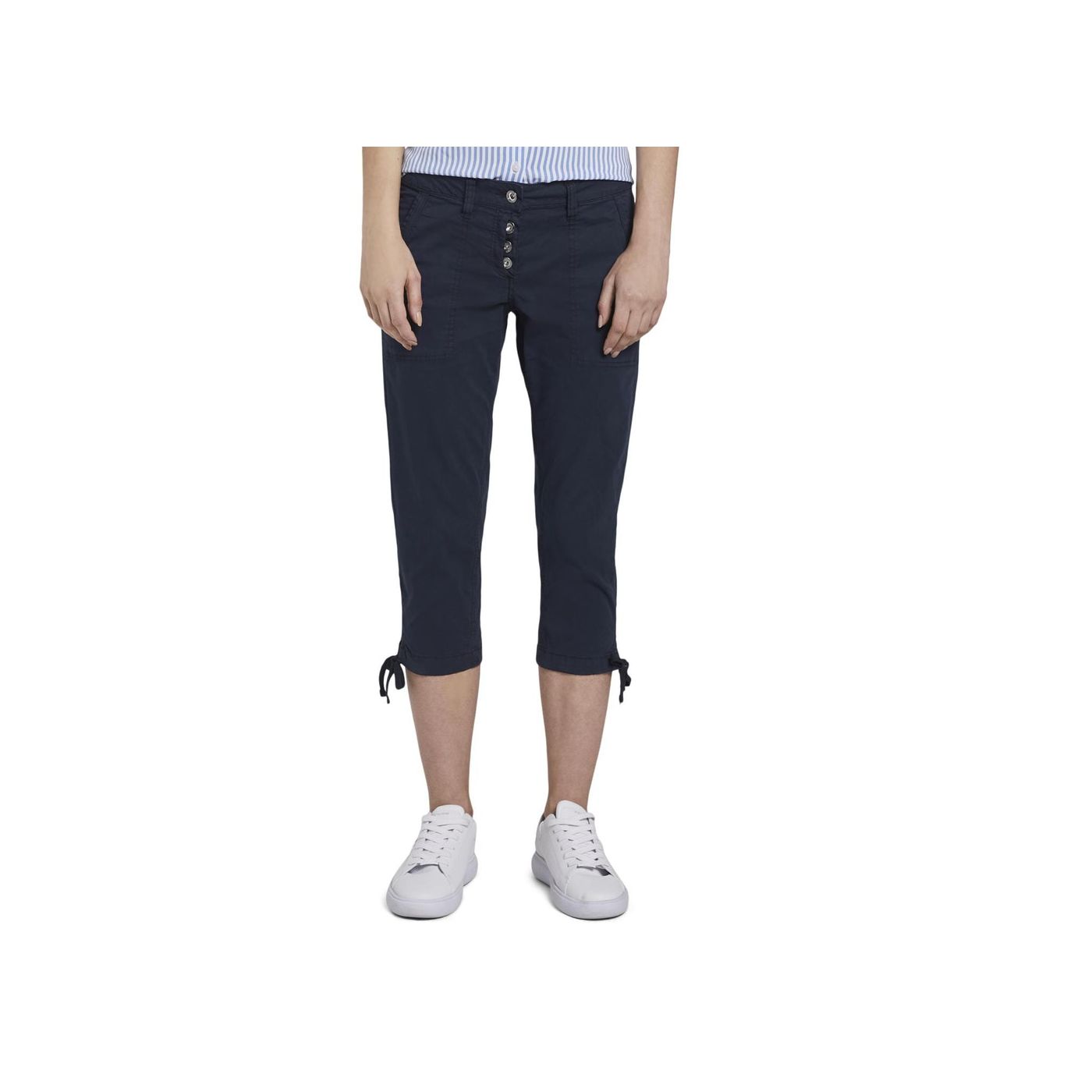 Dark Blue Women's 3/4 Pants Tom Tailor