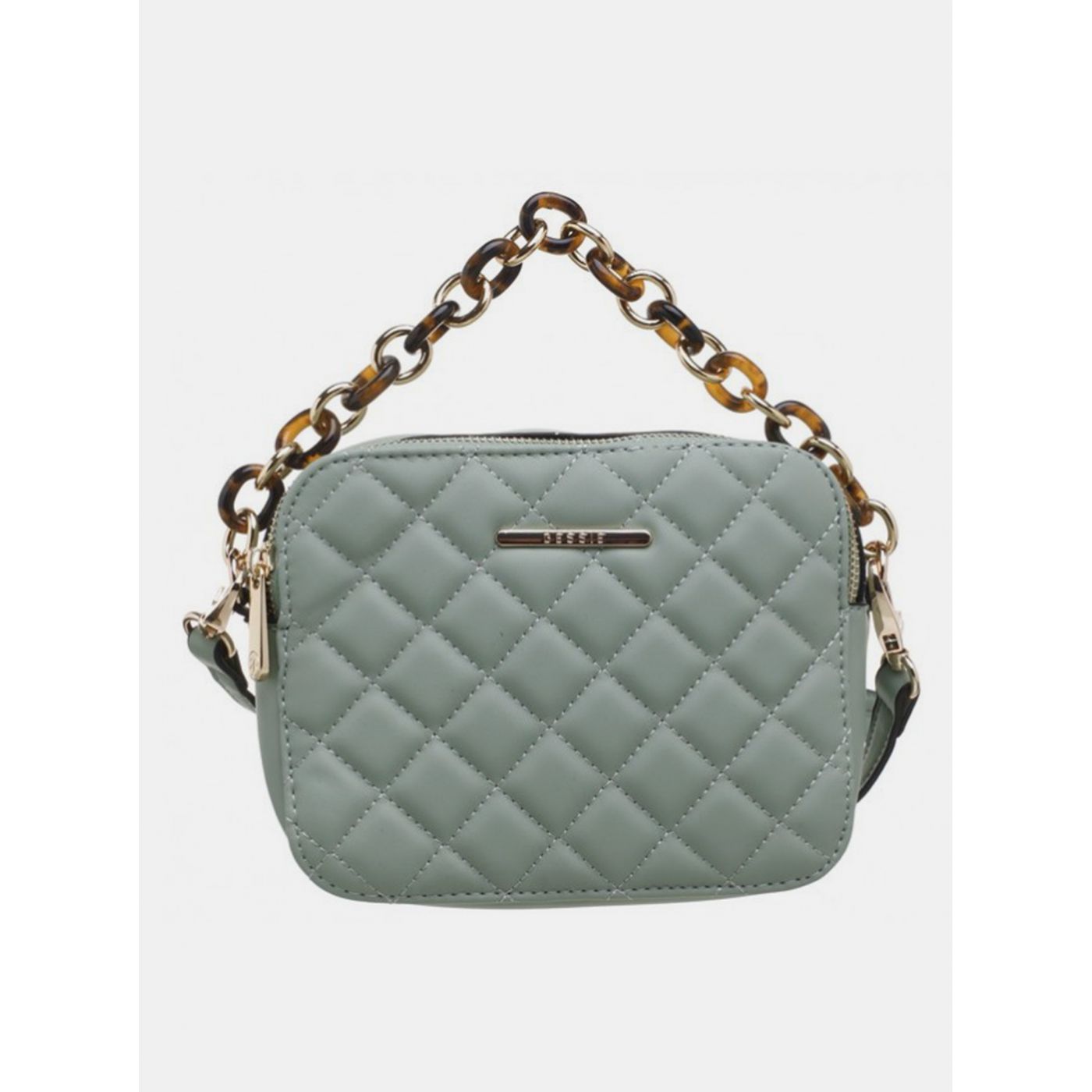Bessie London Light Green Small Handbag