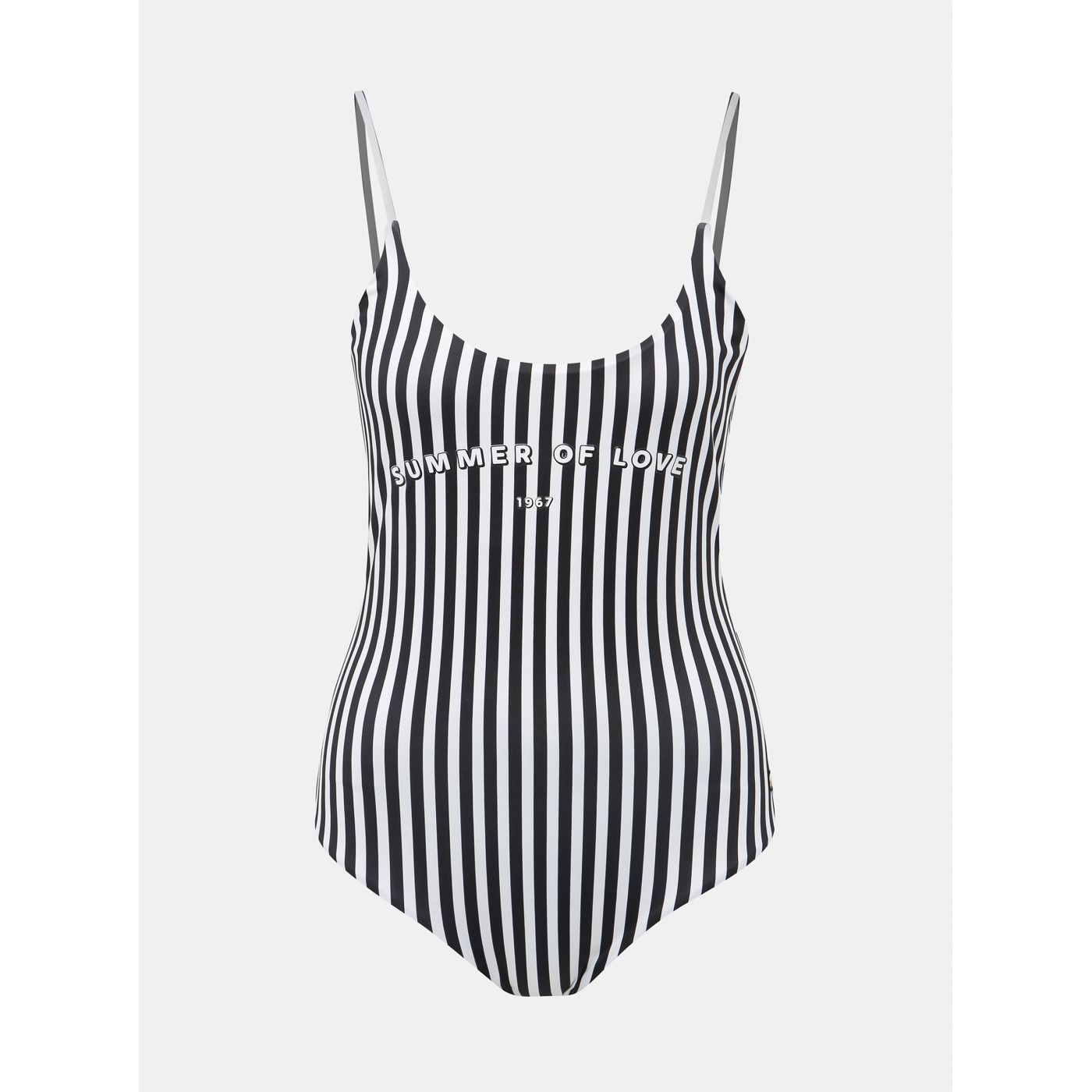 Black-and-white one-piece swimsuit Femi Stories Lido