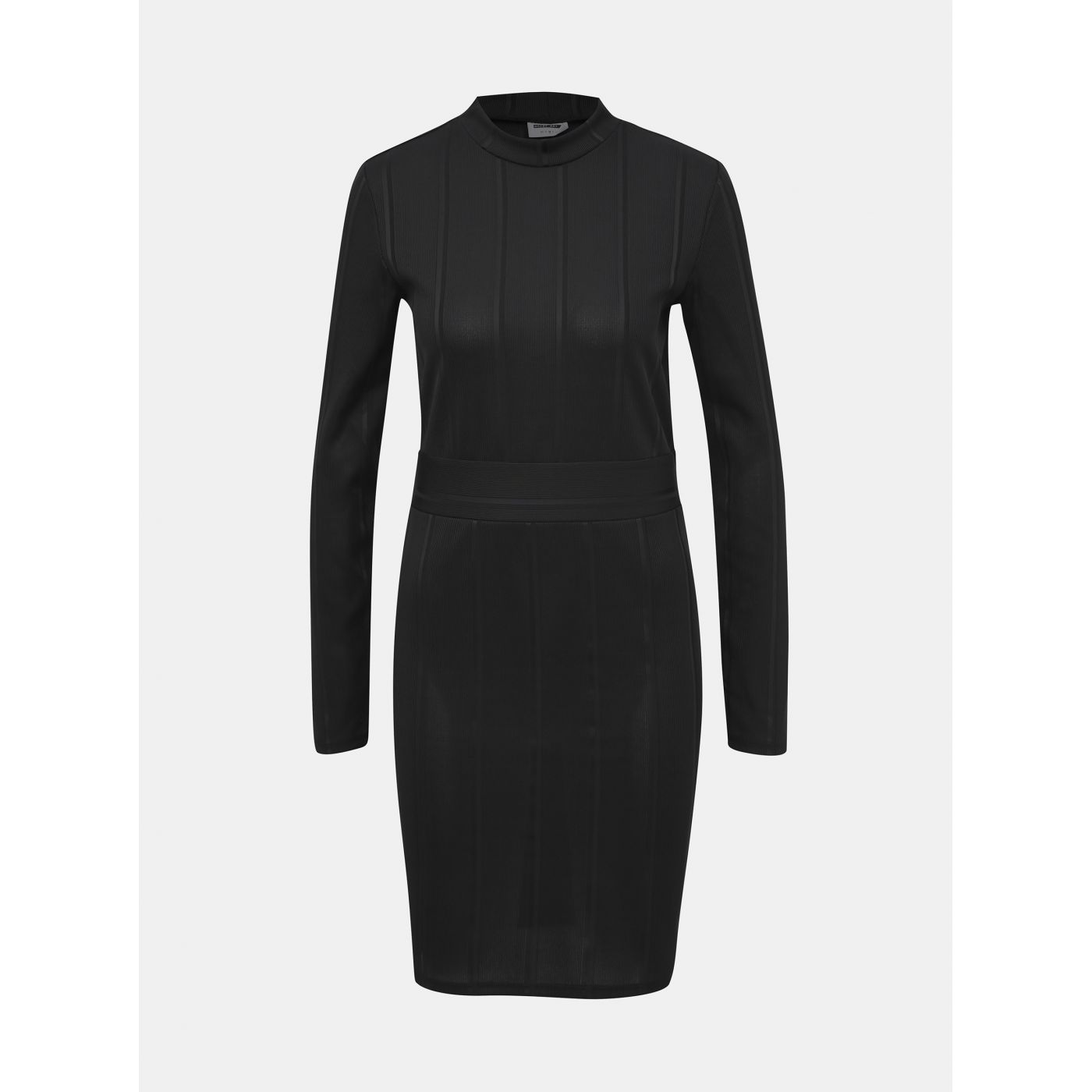Noisy May Artis Black Sleeveless Striped Dress