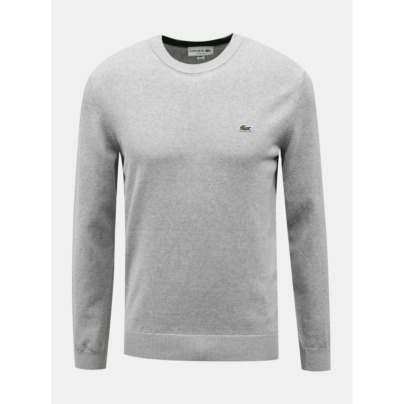 Light grey men's sweater Lacoste