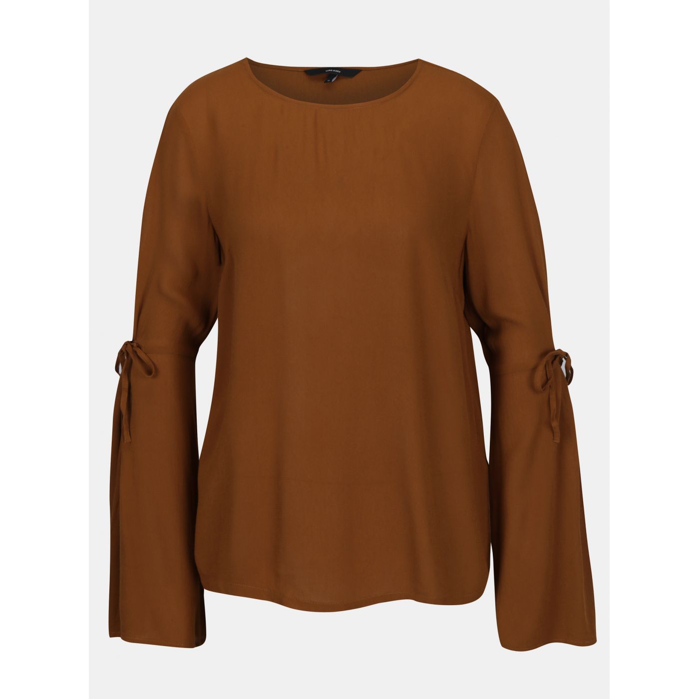 VERO MODA Ella Long Sleeve Brown Blouse