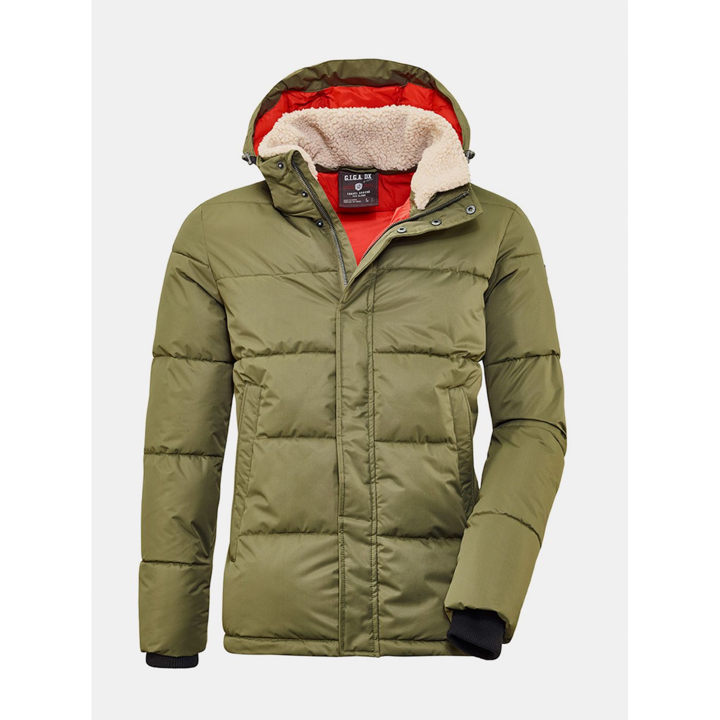 Khaki Men's Winter Stitch jacket killtec