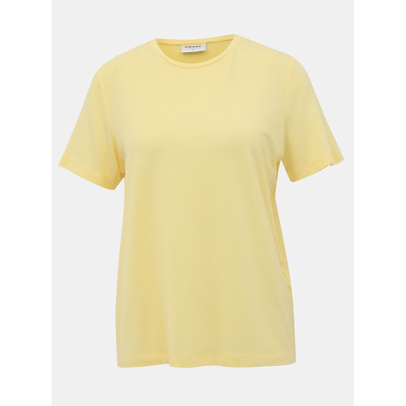 Yellow basic T-shirt AWARE by VERO MODA Ava