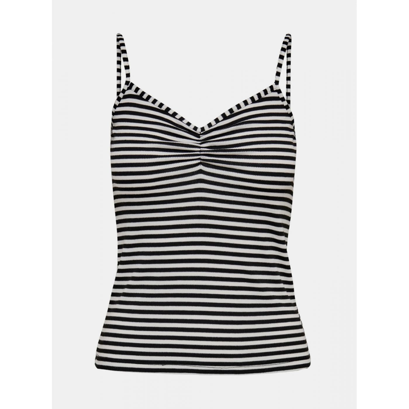ONLY Tinea White-black Striped Tank Top