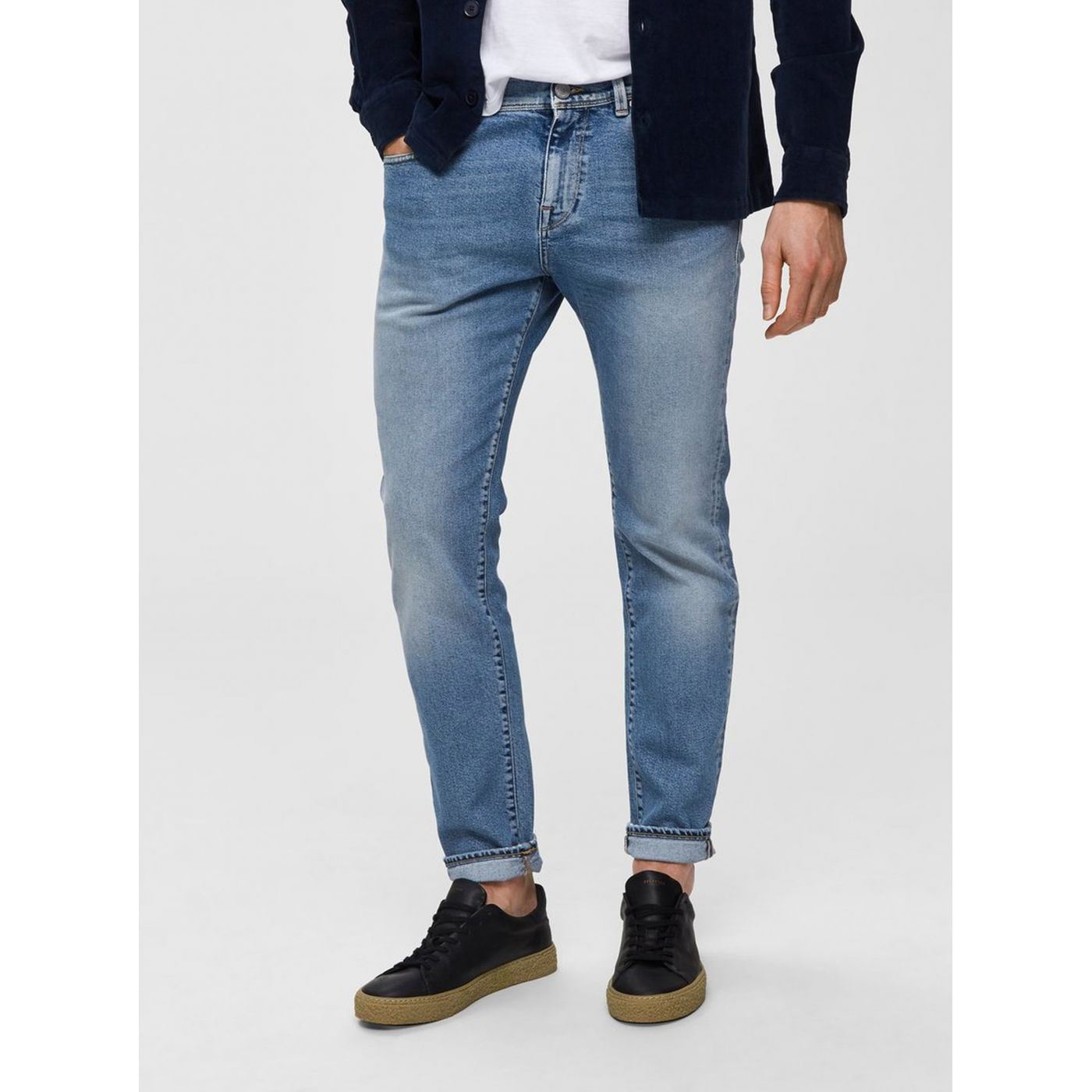 Light Blue Slim Jeans Selected By Homme Leon
