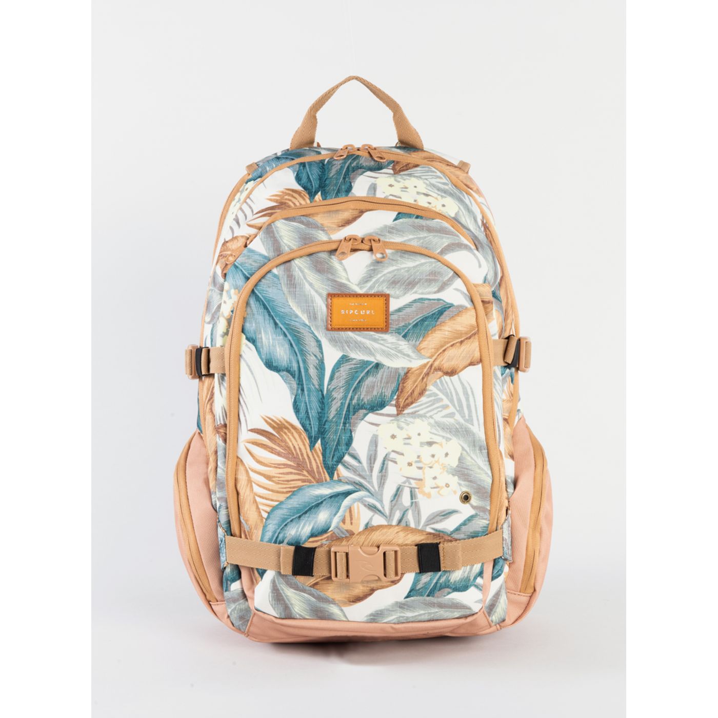 Cream-beige patterned backpack Rip Curl