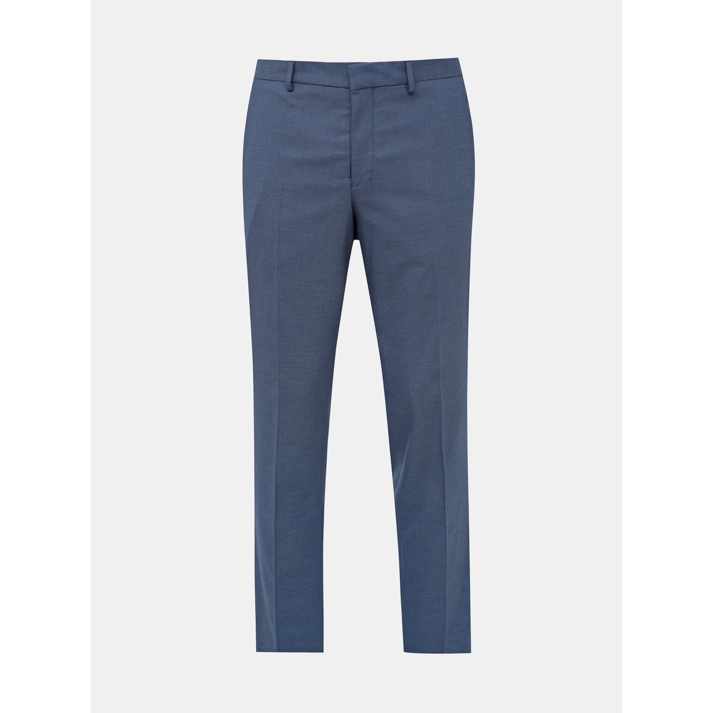 Blue Suit Patterned Slim Fit Pants Selected By Homme Logan