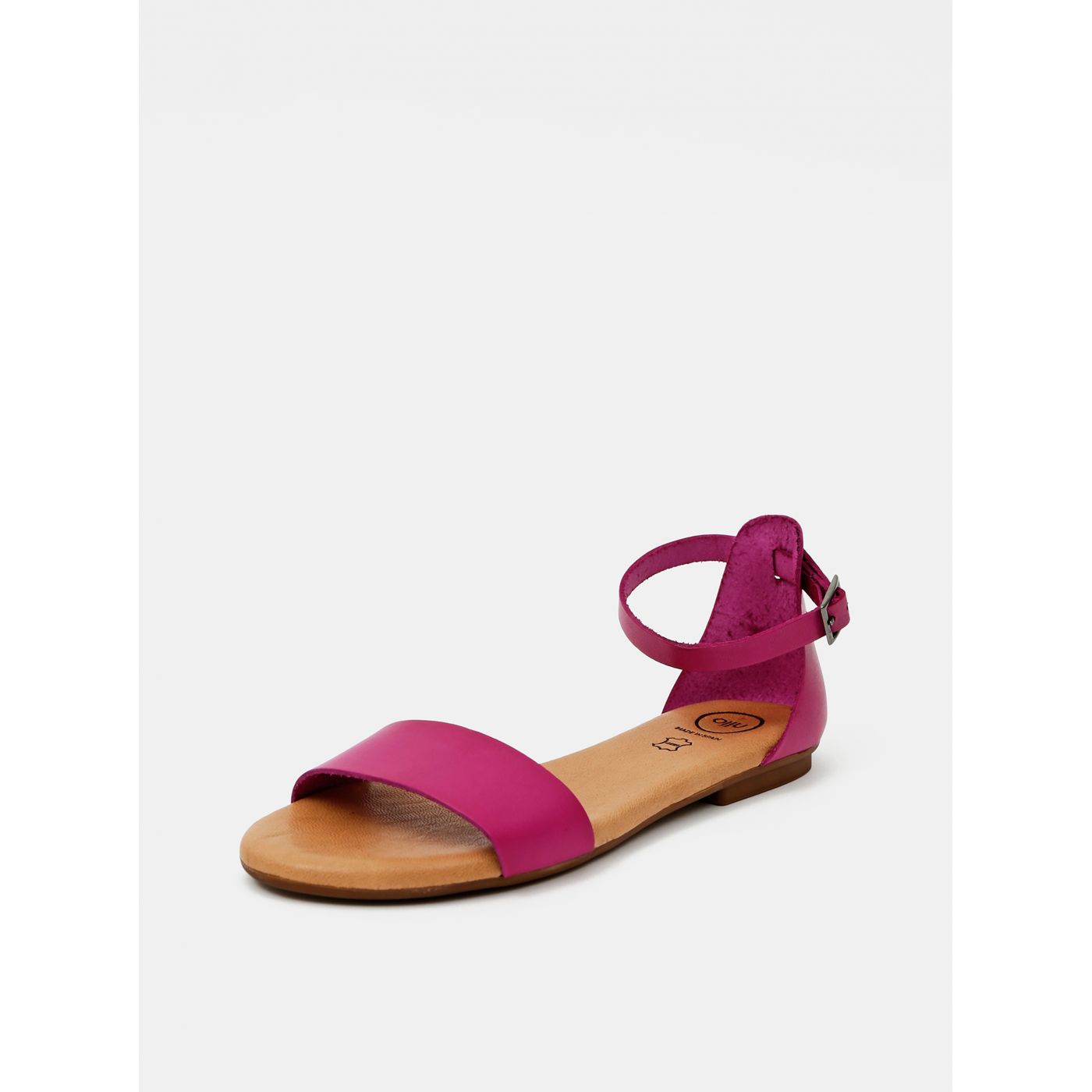 Dark pink leather sandals OJJU
