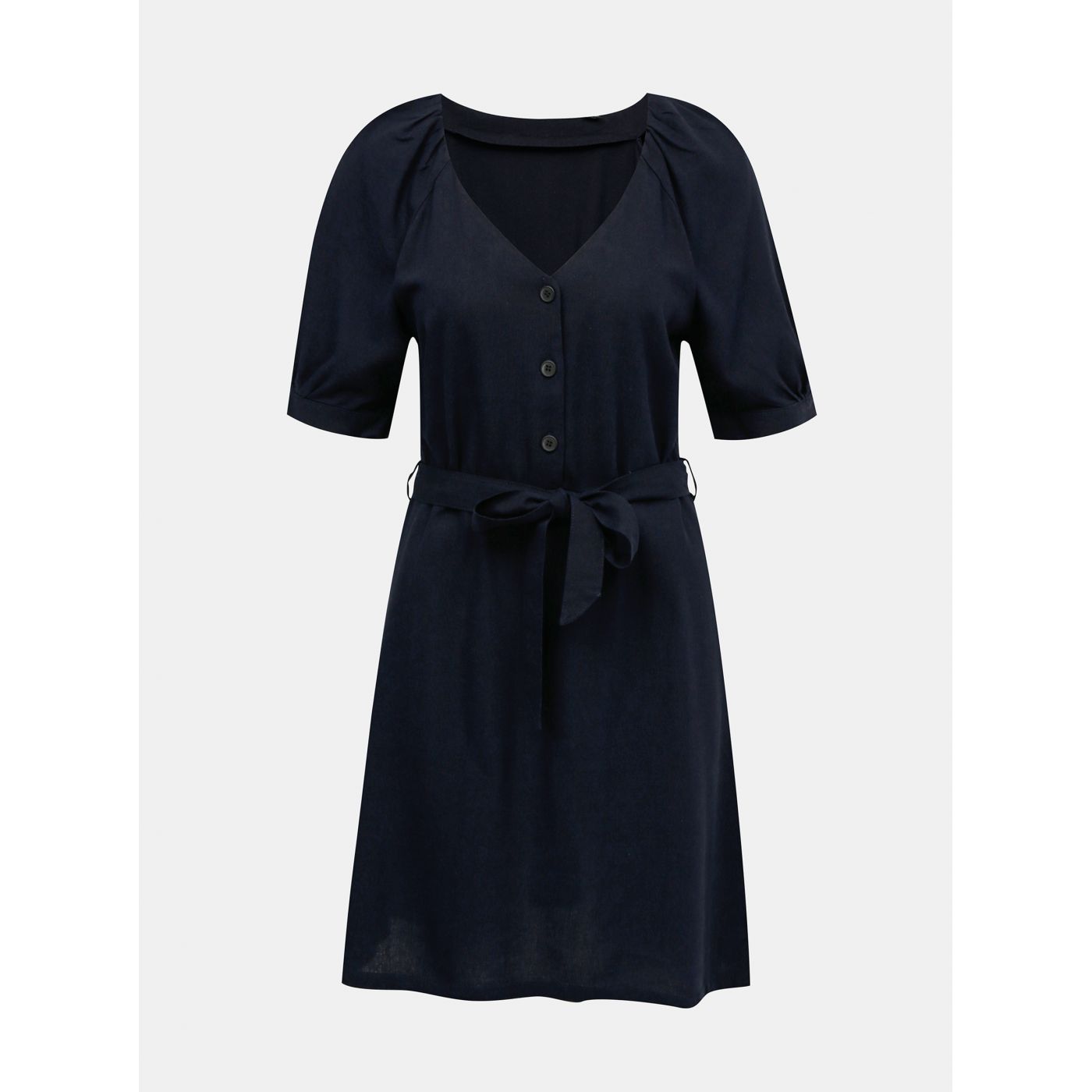 Dark Blue Linen Dress VERO MODA Day