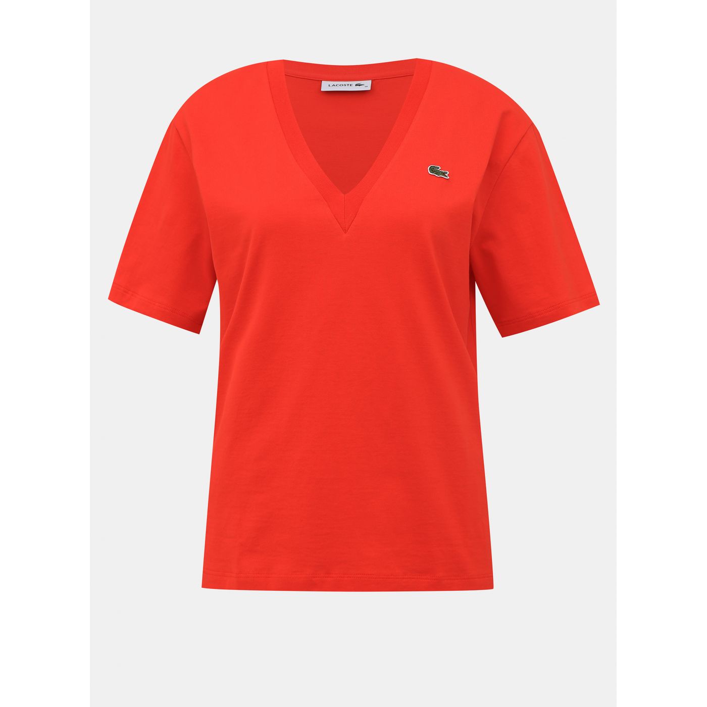 Lacoste Red Women's Basic T-Shirt