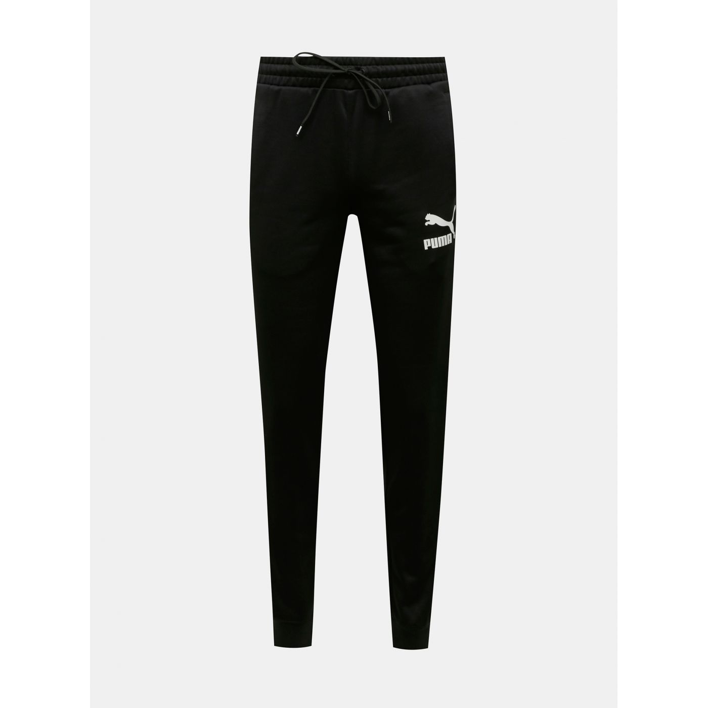Black men's sweatpants with Puma lamp