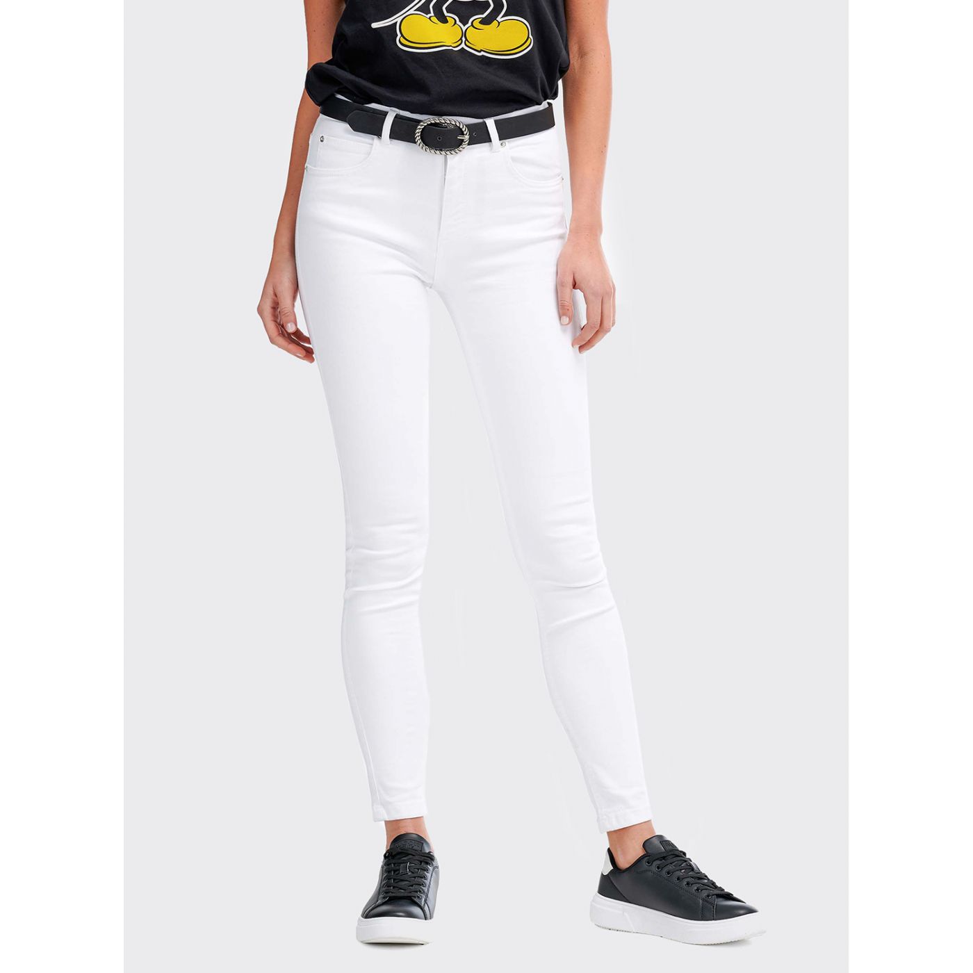 White Women's Skinny Fit Jeans Alcott
