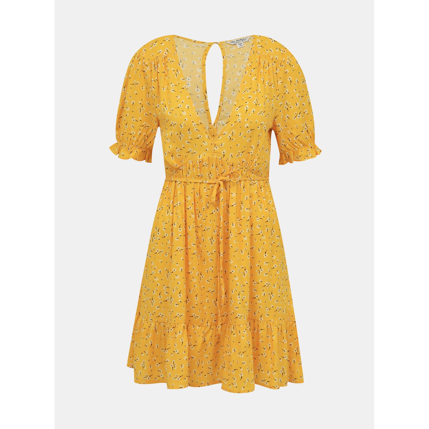 Miss Selfridge's Yellow Patterned Dress