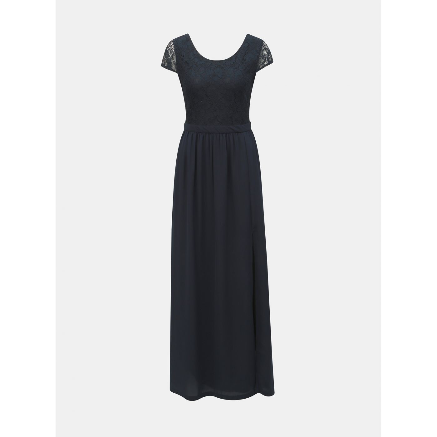 Dark blue maxi dress with lace ONLY Analina