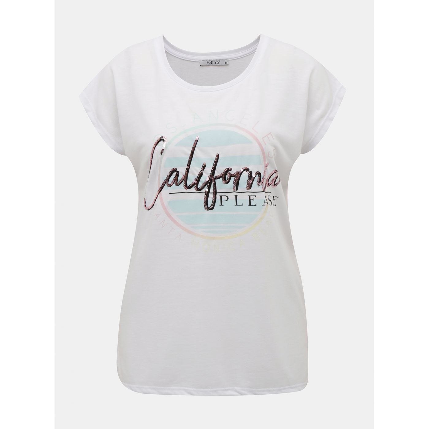 Haily ́s Cali Women's White T-Shirt