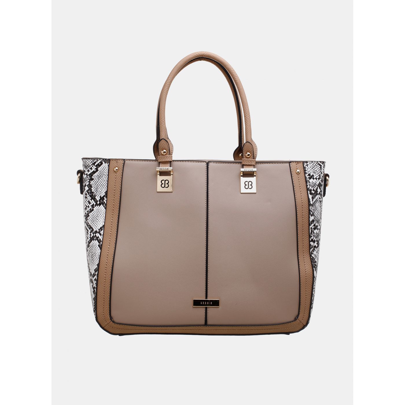 Bessie London Light Brown Handbag