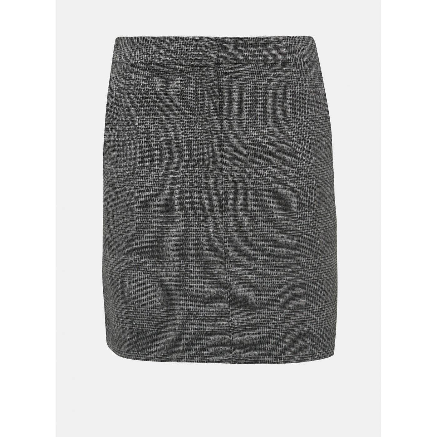 Grey plaid miniskirt VILA Kuda