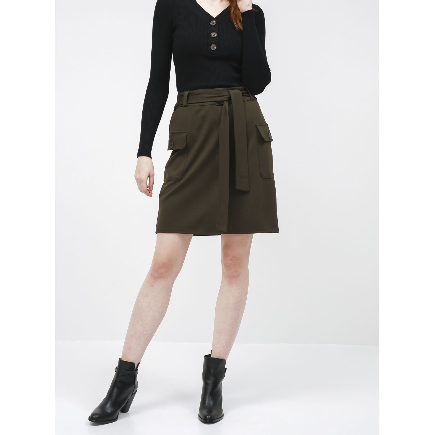 Khaki skirt Dorothy Perkins