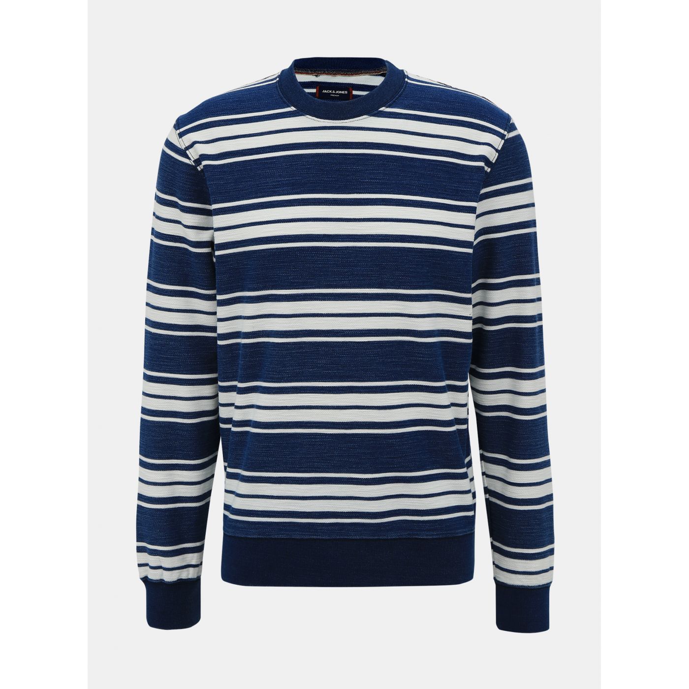 Dark blue striped Jack & Jones Graham sweatshirt