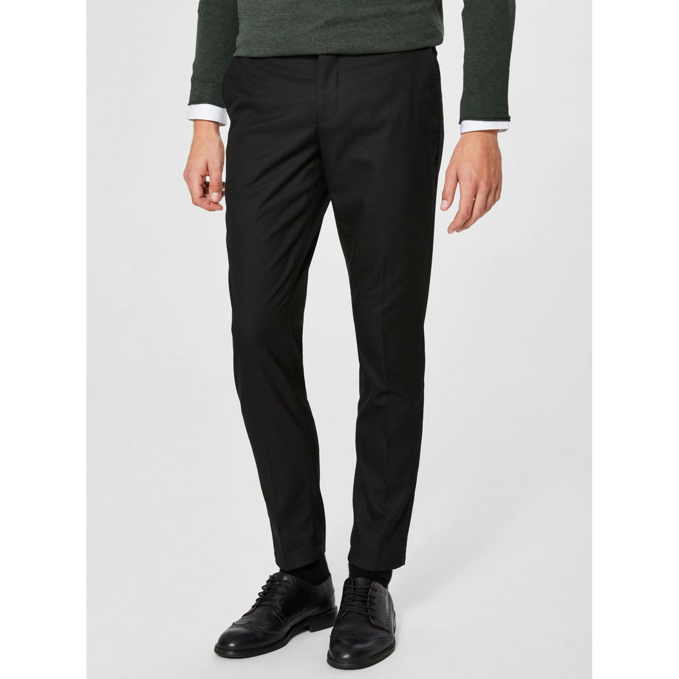 Black Pants Selected Homme Slim