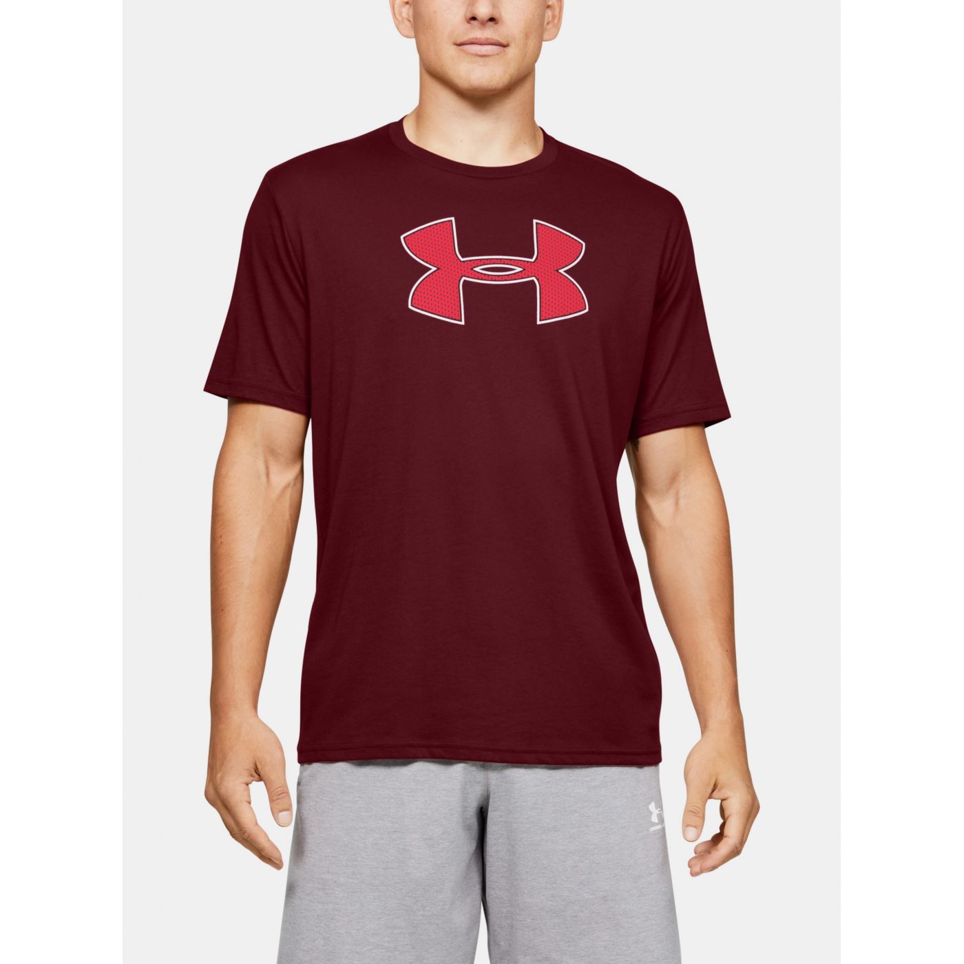 Big Under Armour Burgundy Men's T-Shirt