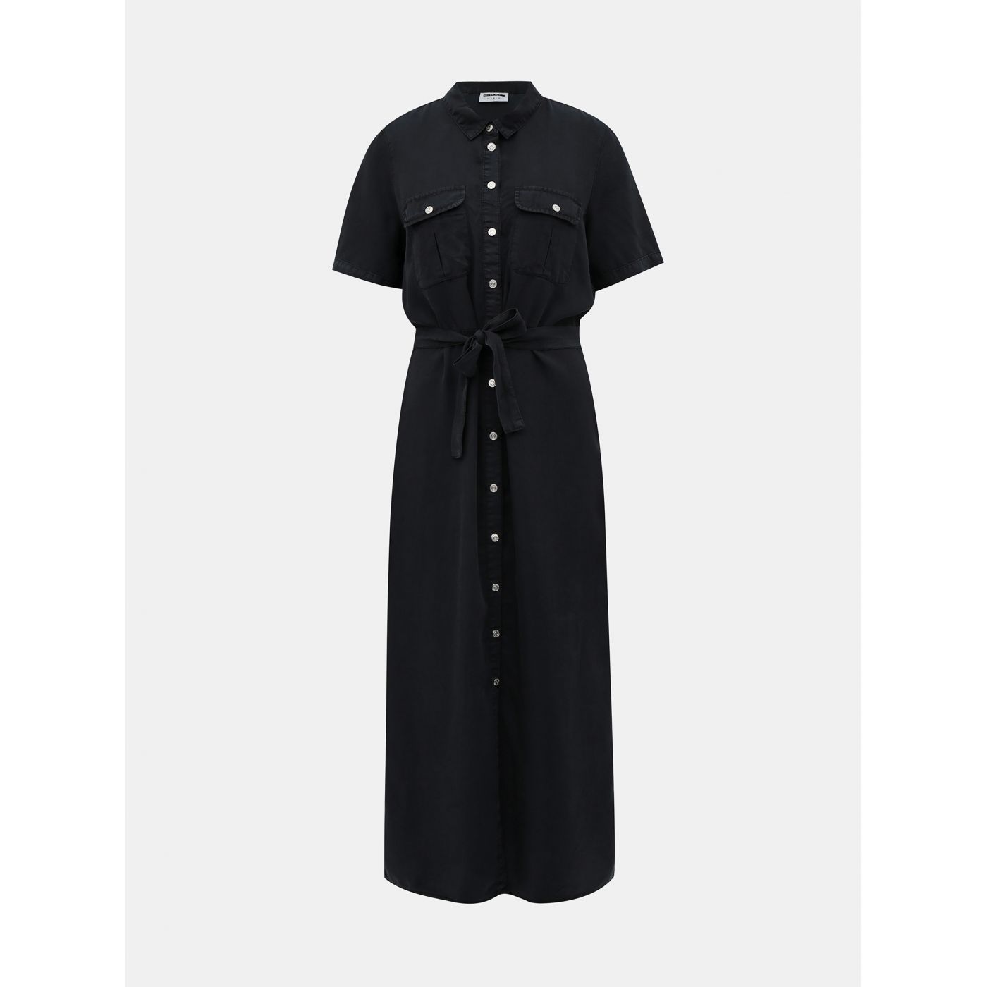 Noisy May Cersei Black Shirt Maxi Dress
