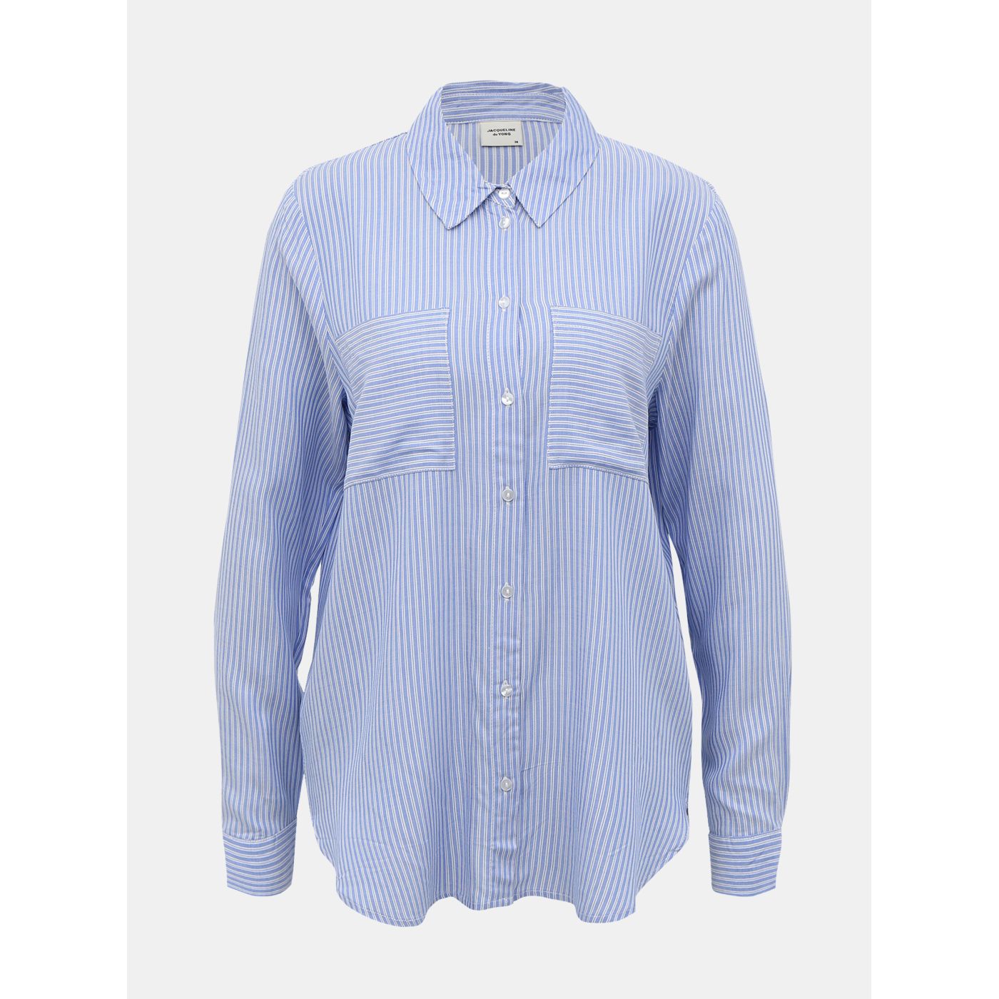 Jacqueline de Yong Tom Light Blue Striped Shirt