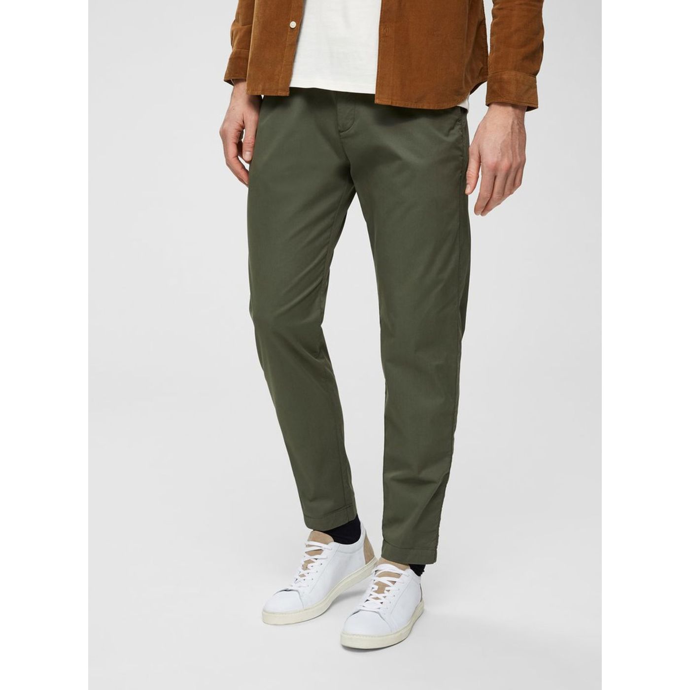 Khaki Chino Pants Selected by Homme Luke