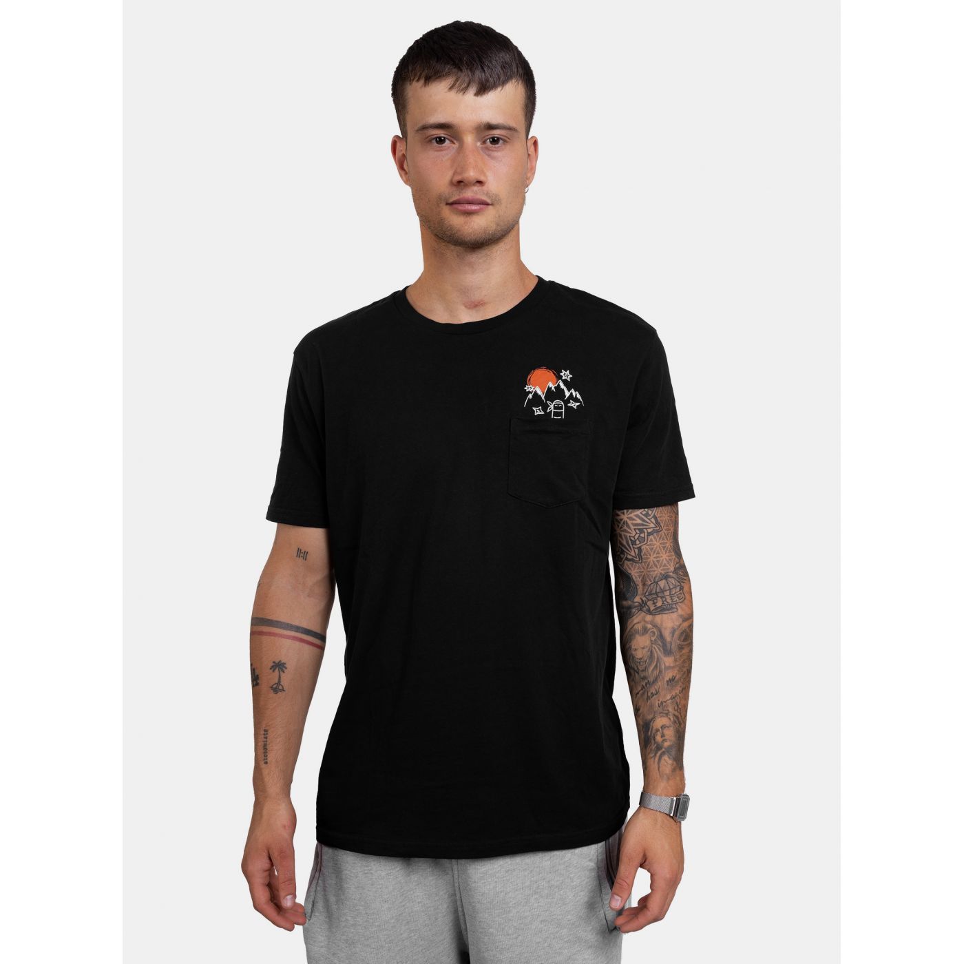 Black Men's T-Shirt ZOOT Original Ninja