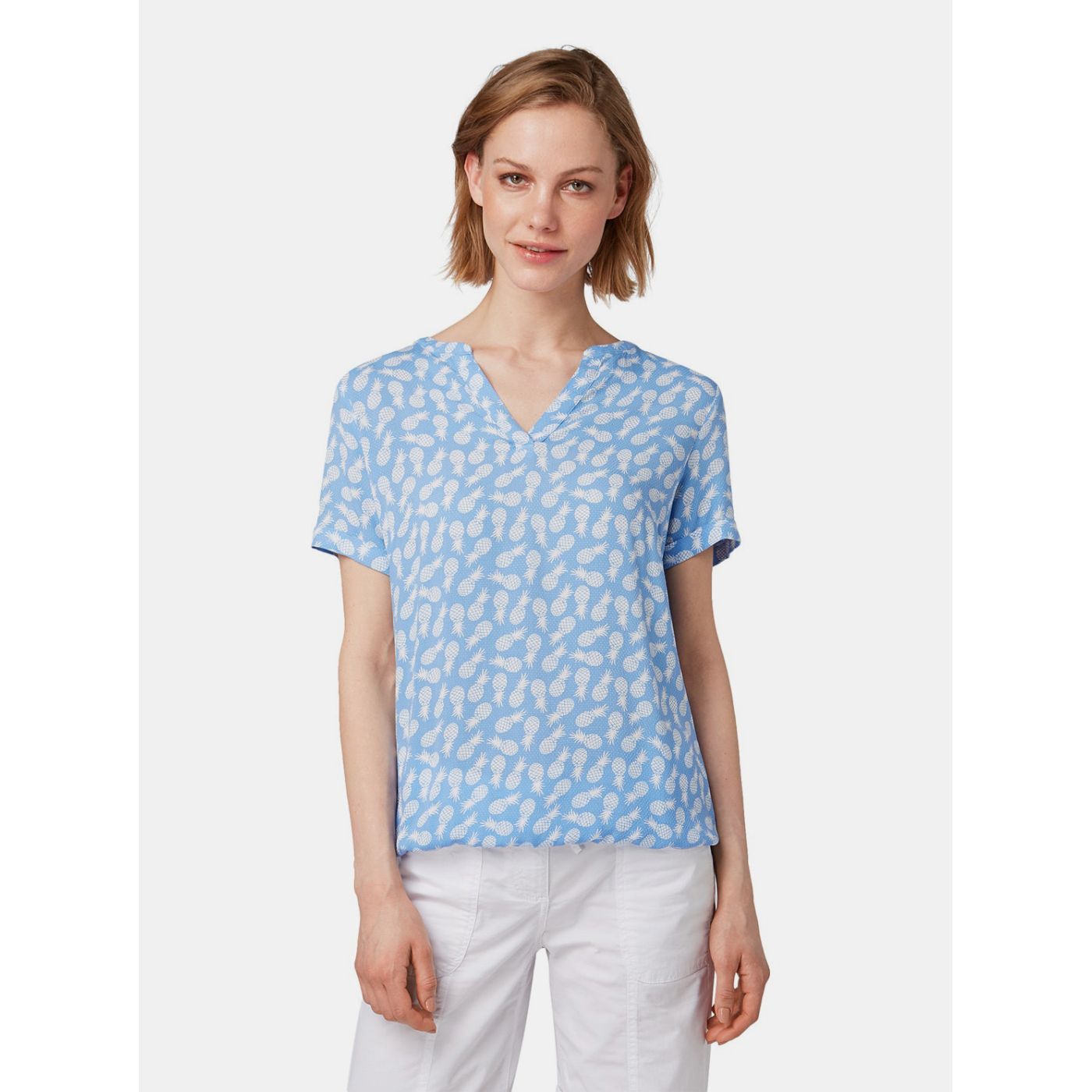 Tom Tailor Blue Women's Patterned Blouse