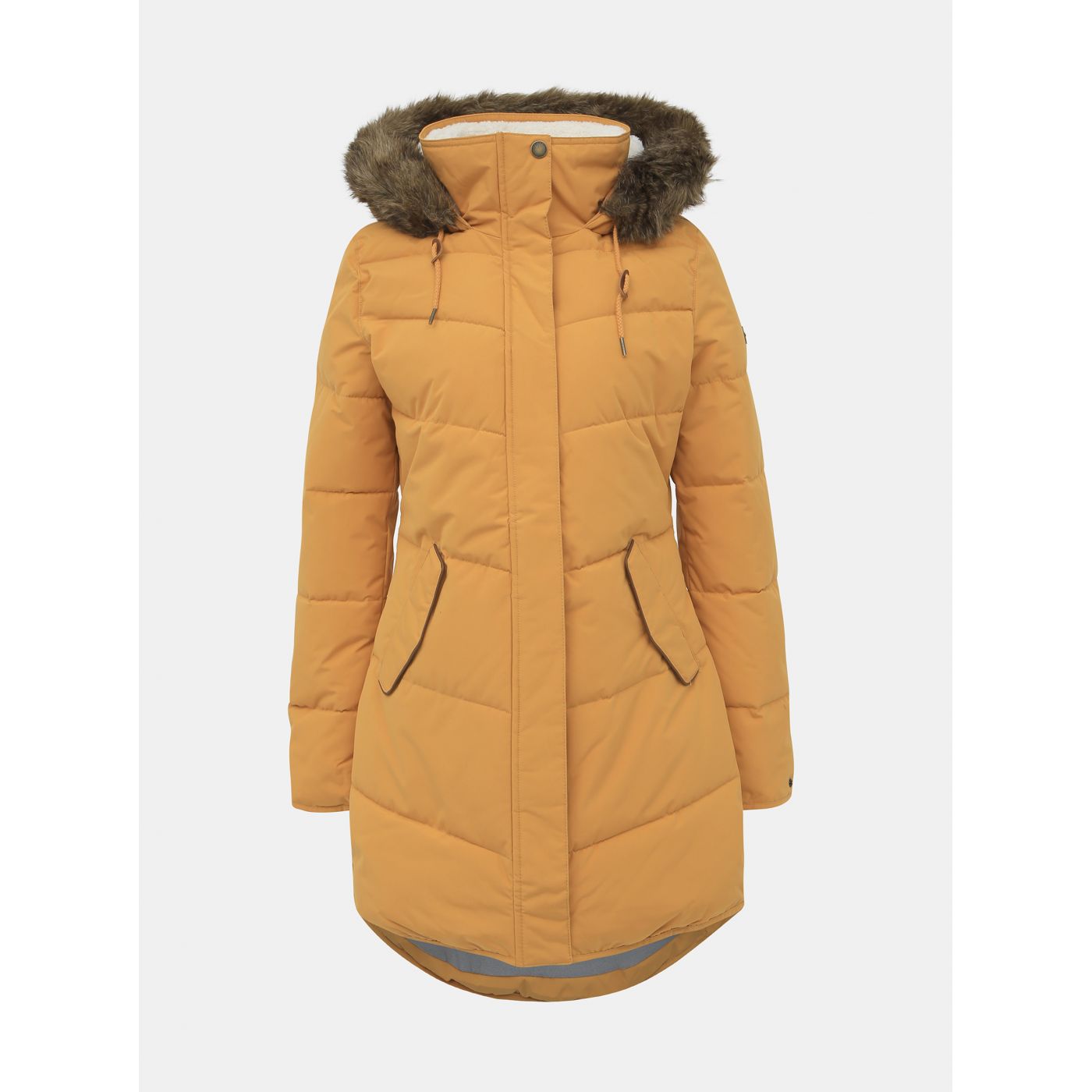 Roxy Ellie Mustard Winter Waterproof Coat