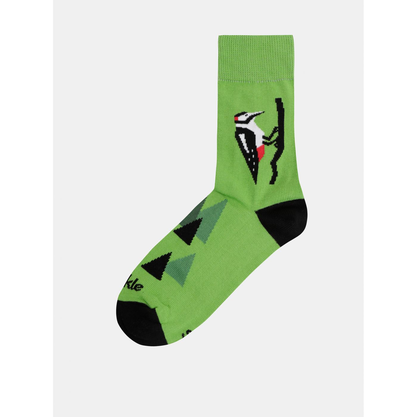 Green Patterned Socks Fusakle Datel