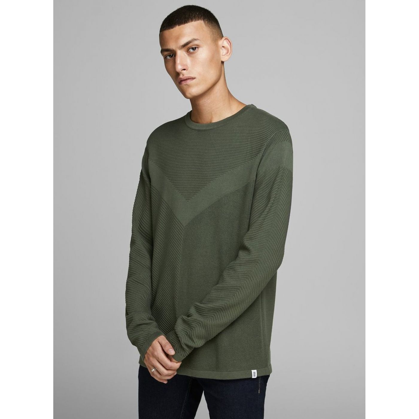 Green Jack & Jones Moon Sweater