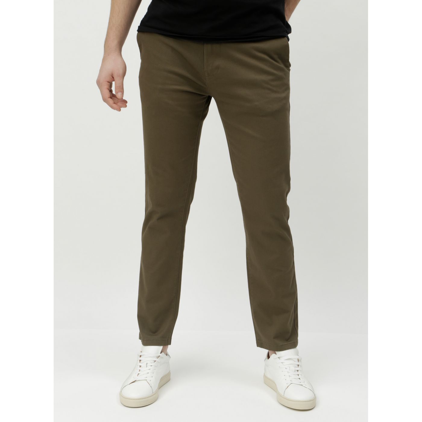 Khaki slim fit chinos Burton Menswear London