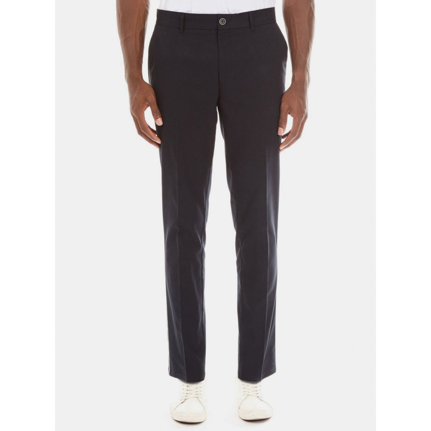 Burton Menswear London Dark Blue Slim Fit Chino Pants