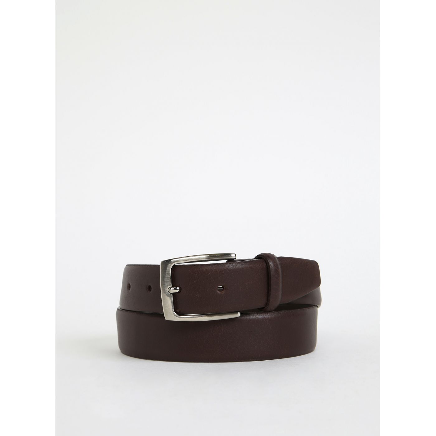 Dark Brown Men's Leather Belt OJJU