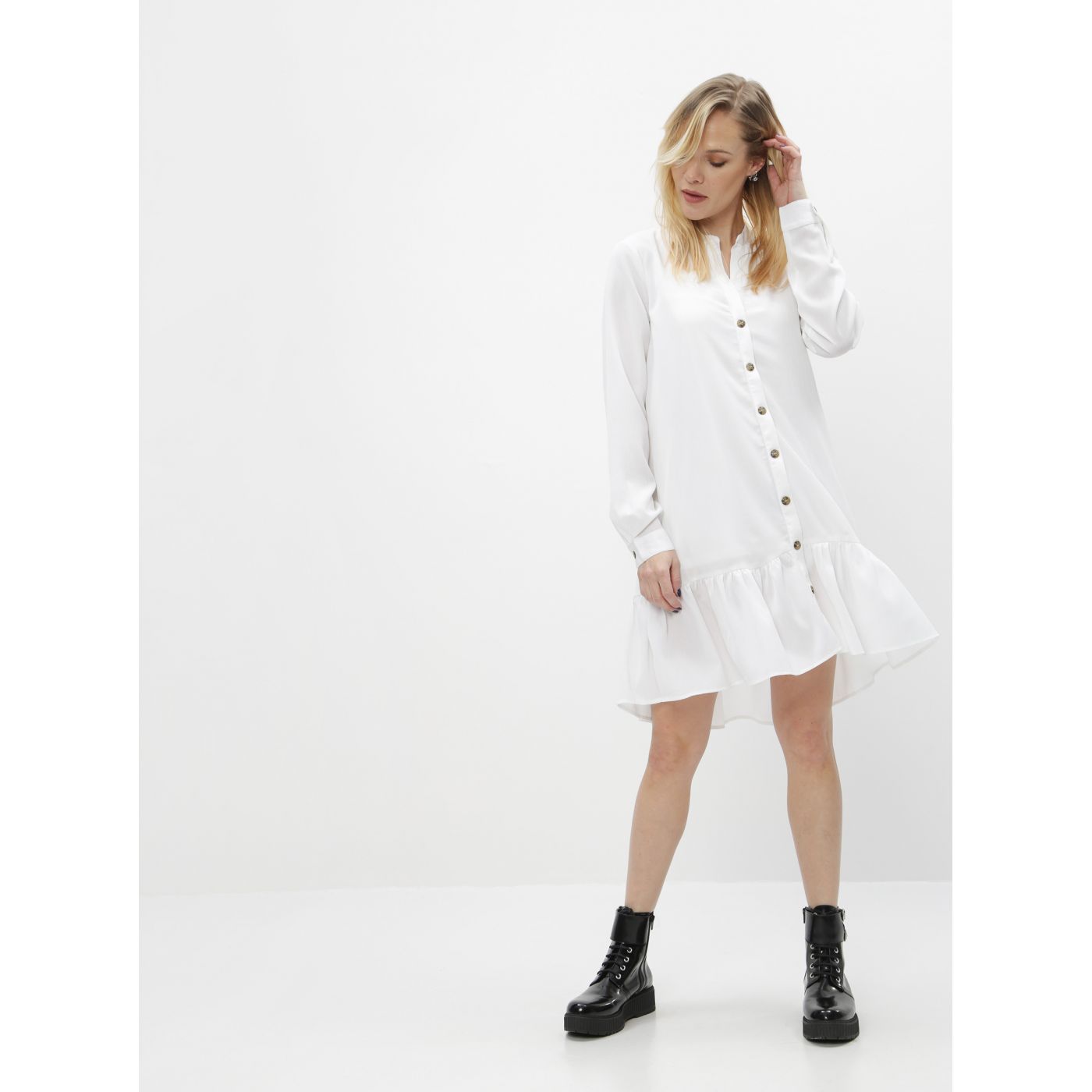 Noisy May Charlee White Dress