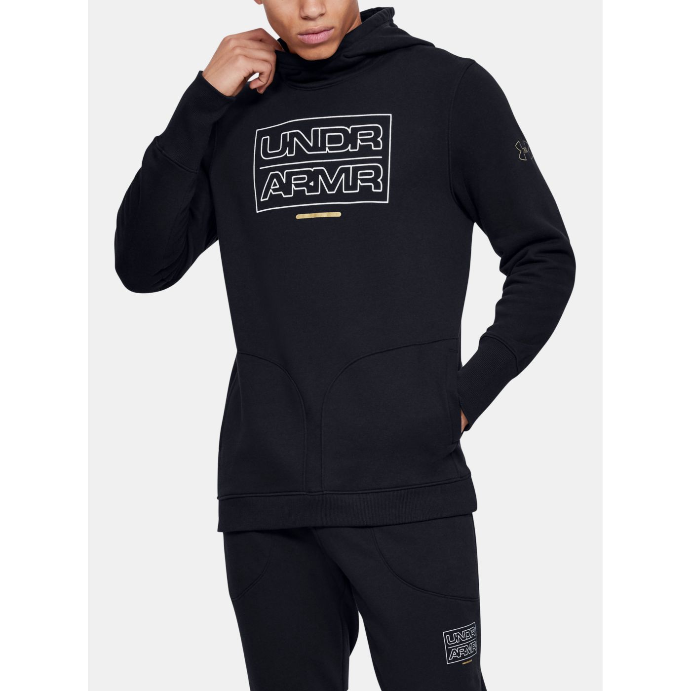 Baseline Fleece Under Armour Black Men's Sweatshirt